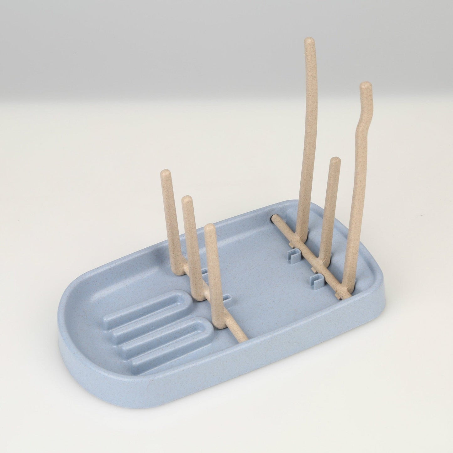 Petit Égouttoir Biberon Pliable 24x10x18 24 x 10 x 18 / Bleu / Plastique