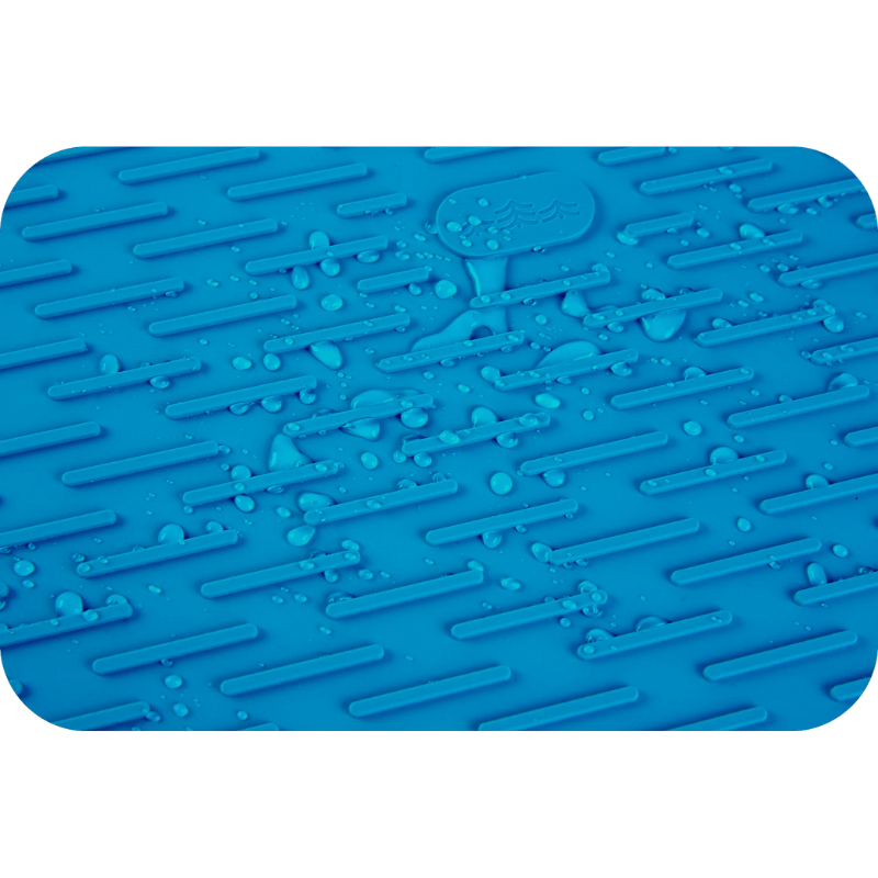 Tapis Egouttoir | Tapis en Silicone Bleu / 30.5 x 8 cm