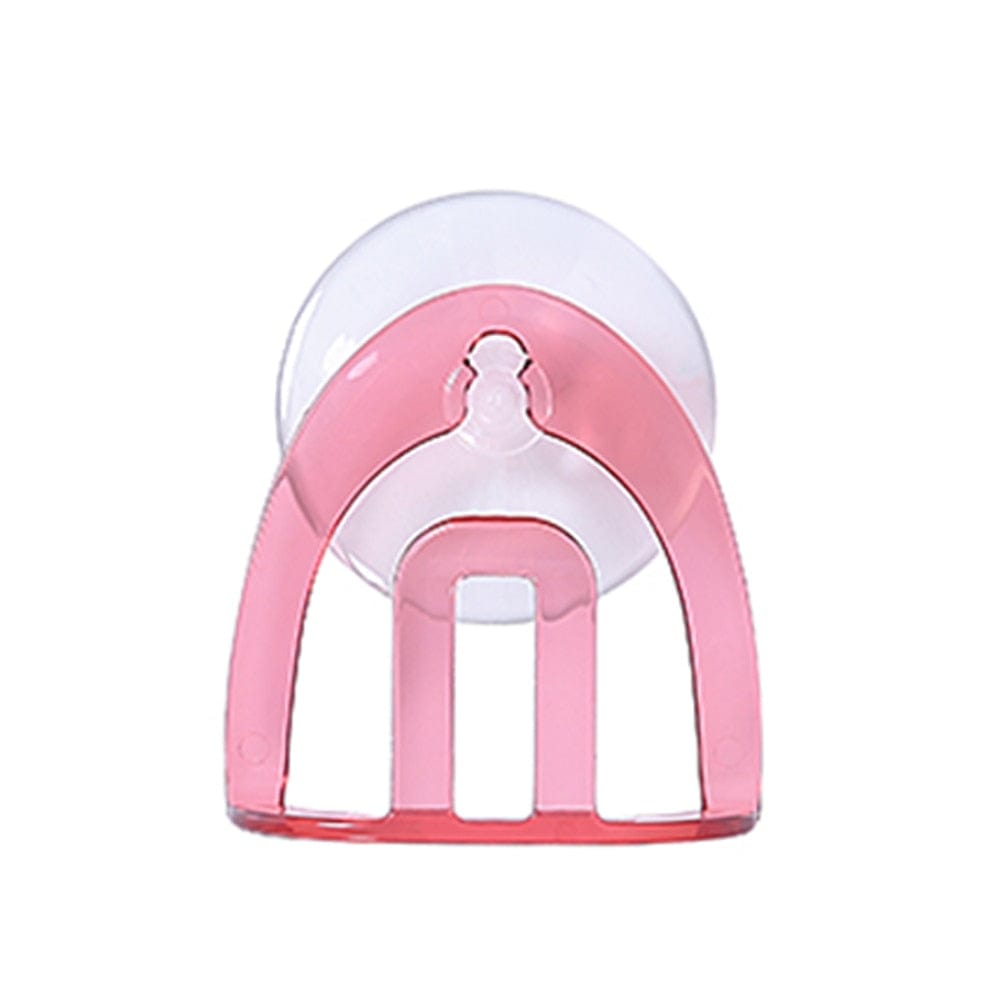 Egouttoir Evier | Porte éponge Ventouse Rose / PVC