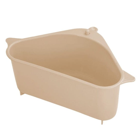 Égouttoirs d'Évier d'angle 26x14.2x10 26 x 14.2 x 10 / Beige / Plastique