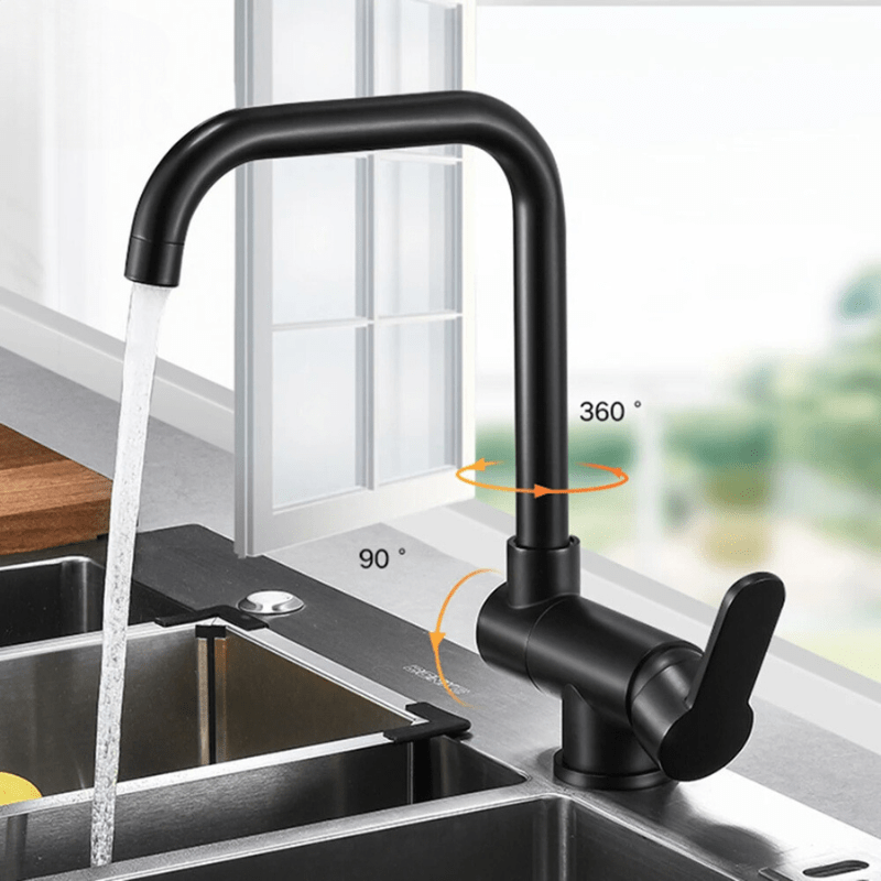 Robinet cuisine, pivotant 360°, Froid & Chaud