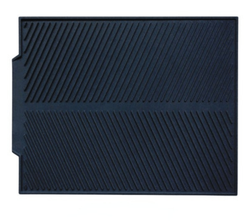 Tapis Egouttoir | Tapis en Silicone & Vidange 43 x 33 / Noir