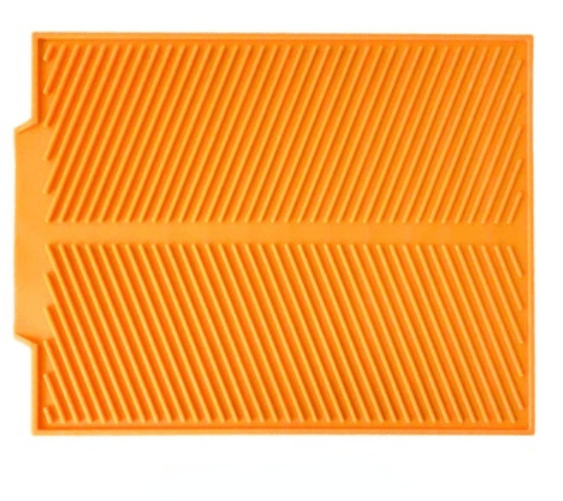 Tapis Egouttoir | Tapis en Silicone & Vidange 43 x 33 / Orange